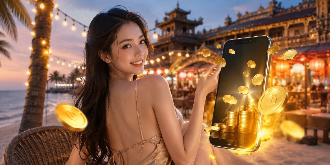 Người dùng tại Huế đăng ký nhận thưởng qua nền tảng trực tuyến trong không khí chợ đêm
